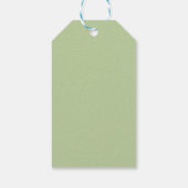 Pパレオダイエットグリーン自然なし穀物ブランディング ギフトタグ (裏面)