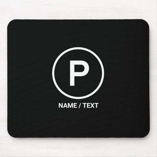 Pパレオダイエット天然無粒パーソナライズされた マウスパッド (正面)