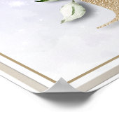 Pモノグラムブルゴーニュフローラポスター ポスター (角)