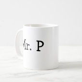 P先生 コーヒーマグカップ (正面左)