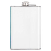 P女の子のクラシックな50年代のヴィンテージPin フラスク (裏面)