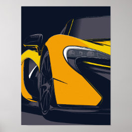P1スーパーカー ポスター