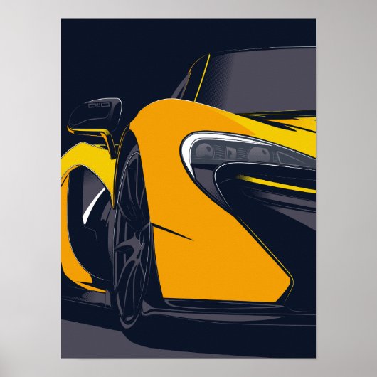 P1スーパーカー ポスター (正面)