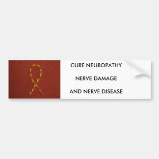 P1000070の治療NEUROPATHYNERVE DAMAGEANDの神経… バンパーステッカー