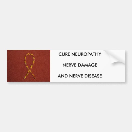 P1000070の治療NEUROPATHYNERVE DAMAGEANDの神経… バンパーステッカー (正面)