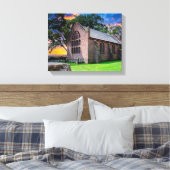 P1010074 – ジェームズタウン、バージニア古教会 キャンバスプリント (インサイチュ (寝室))