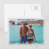 P1010243、Blue Lagoon Malta 2009 ポストカード (正面/裏面)