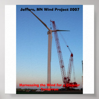 P1050450, Jeffers, MN Wind Project 2007, Harnes... ポスター