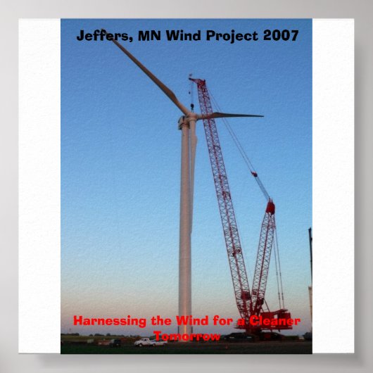 P1050450, Jeffers, MN Wind Project 2007, Harnes... ポスター (正面)