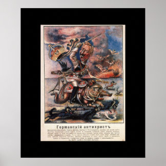 P1331 – ドイツ語アンチ-Christ_Christプロパガンダポスター ポスター