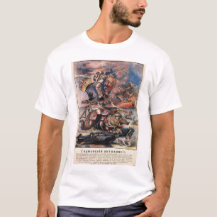 P1331 - Anti-Christ_Propagandaドイツのポスター Tシャツ