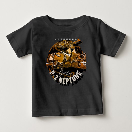 P2海王海事巡視機 ベビーTシャツ (正面)
