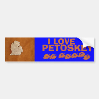 P2200029、私はカスタマイズPETOSKEYの石を-愛します バンパーステッカー