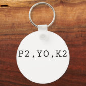 P2、YO、K2 キーホルダー (正面)
