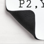P2、YO、K2 マウスパッド (コーナー)
