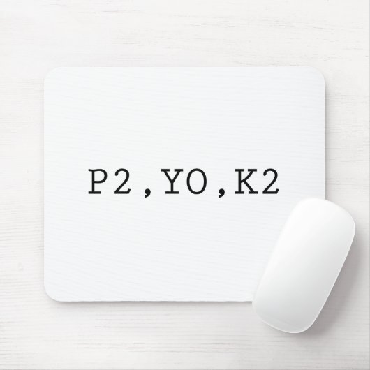 P2、YO、K2 マウスパッド (マウス)