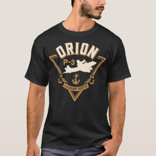 P3オリオン対潜水艦戦海軍パトロール飛行機場 Tシャツ