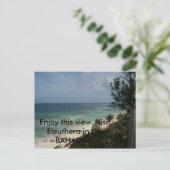 P3030418、こ楽しむのビュー。Eleutheraにアクセスしてください… ポストカード (スタンド正面)