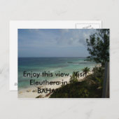 P3030418、こ楽しむのビュー。Eleutheraにアクセスしてください… ポストカード (正面/裏面)