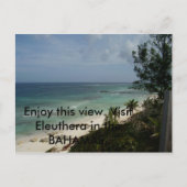 P3030418、こ楽しむのビュー。Eleutheraにアクセスしてください… ポストカード (正面)