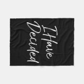 P37デザインスタジオ イエス キリスト Tシャツ かわいい キリスト教 洗礼 フリースブランケット (正面(横))