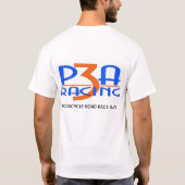 P3Aの競争チームワイシャツ Tシャツ (裏面)
