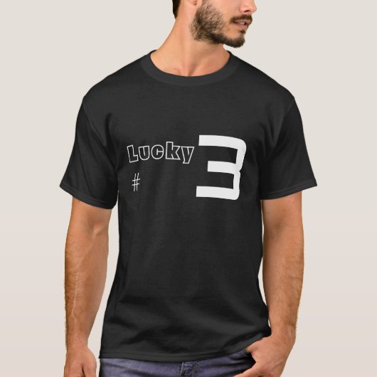 P3Gの幸運な数 Tシャツ (正面)