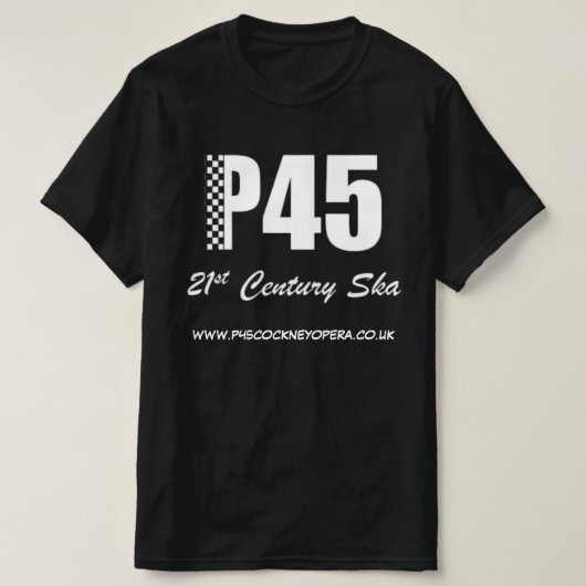 P45バンドTシャツ Tシャツ (デザイン正面)