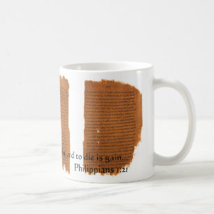 P46: Philippiansの1:21 コーヒーマグカップ