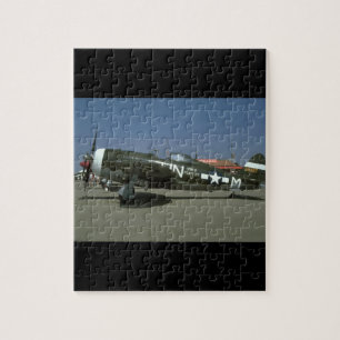P47の左の眺めの。_WWIIの飛行機 ジグソーパズル
