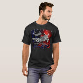 P47 Thunderbolt共和国第二次世界大戦の戦闘機 Tシャツ (正面フル)