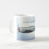 P47C Tuskegeeの落雷 コーヒーマグカップ (正面左)