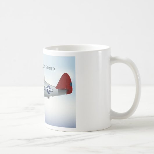 P47C Tuskegeeの落雷 コーヒーマグカップ (右)