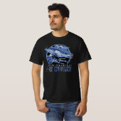 P51マスタングUSAFファイター飛行機 Tシャツ (正面フル)