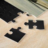 P51ムスタングのTaxiing_WWIIの緑飛行機 ジグソーパズル (側面)