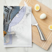 P51ムスタング キッチンタオル (四つ折り)