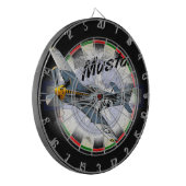 P51ムスタング ダーツボード (正面左)