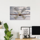 P51 Mustang Composite ポスター (ホームオフィス)