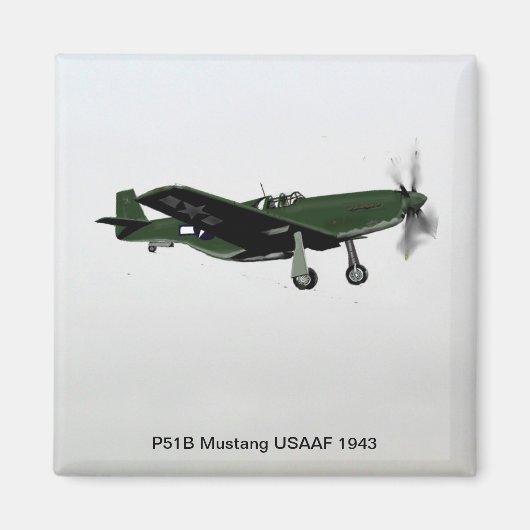 P51Bマスタング マグネット (正面)