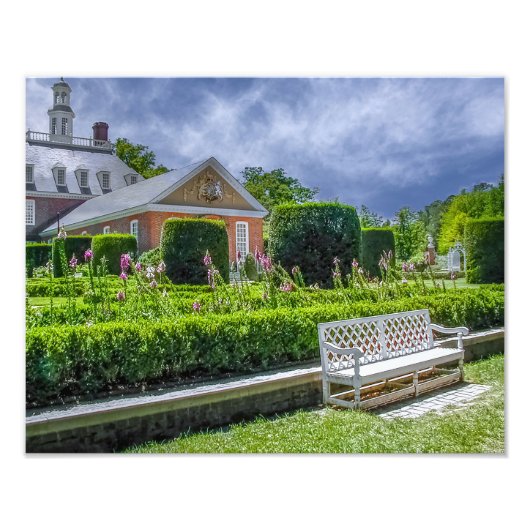 P527004(1)-Governor's Palace Garden フォトプリント (正面)