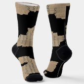 P52 Papyrus Fragment Socks –Earliest New Testament ソックス (傾斜あり)