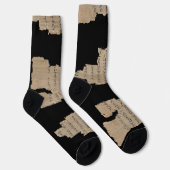 P52 Papyrus Fragment Socks –Earliest New Testament ソックス (右)