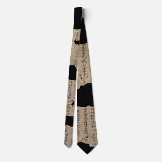 P52 Papyrus Fragment Tie–Earliest New Testament ネクタイ