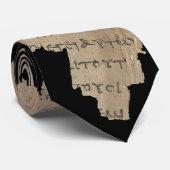 P52 Papyrus Fragment Tie–Earliest New Testament ネクタイ (ロール)