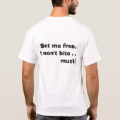 P6140004の罰金、私は森に戻ります Tシャツ (裏面)