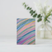 P6 ユニークカラフル抽象アート 予約カード (スタンド正面)