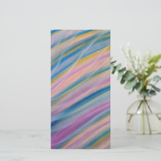 P6 Unique Colorful Abstract Art カード (スタンド正面)