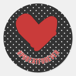 #P6BEATFOREVER ラウンドシール