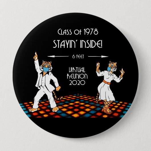 P78仮想懇親会ボタン 缶バッジ (正面)