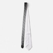 P – ファルクアルファベット（銀色） ネクタイ (裏面)